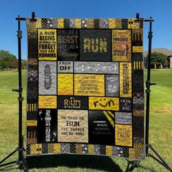 Running Hur Quilt Cysixm and Home Decor