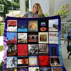Rush Band Album Covers Quilt Blanket and Home Decor