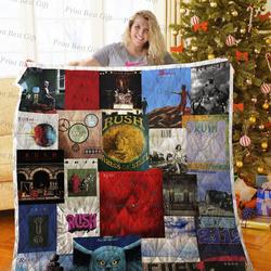 Rush Cover Poster Quilt Blanket Ver 5 and Home Decor
