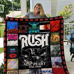 Rush Neil Peart Quilt  and Home Decor