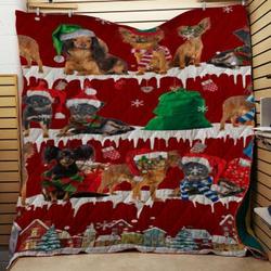 Russkiy Toy Snow Christmas Quilt Tdhcn and Home Decor