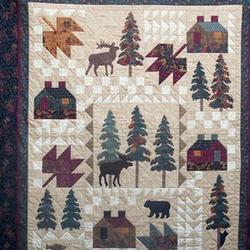 Rustic Bear And Deer Quilt Tdhur and Home Decor