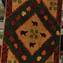 Rustic Bear Quilt Tdhfq and Home Decor
