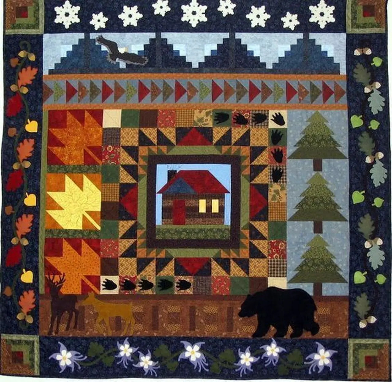Rustic Bear Quilt Tdhxa and Home Decor