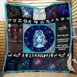 Sagittarius Cl2100441Mdq Quilt Blanket and Home Decor