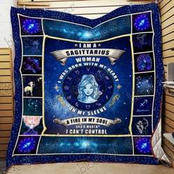 Sagittarius Woman Cl18100622Mdq Quilt Blanket and Home Decor