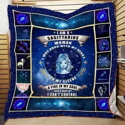 Sagittarius Woman Quilt Hn060804  Quilt and Home Decor