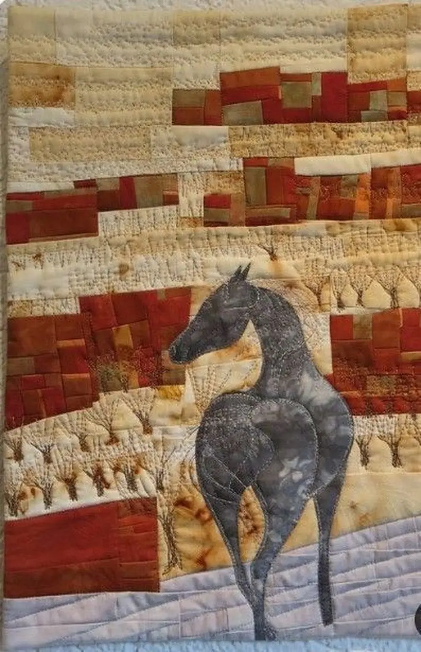 Sahara Horse Quilt Tdhpl and Home Decor