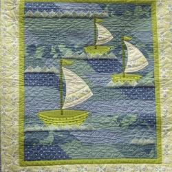Sailboat Cla1110429Q Quilt Blanket and Home Decor