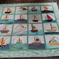 Sailboat Cla180638 Quilt Blanket and Home Decor