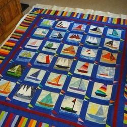 Sailboat Hur Quilt ow and Home Decor