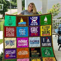 Sailing Quilt Blanket Dhc1501671Vt and Home Decor