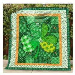 Saint PatrickS Day Full Printing Quilt  Maria and Home Decor