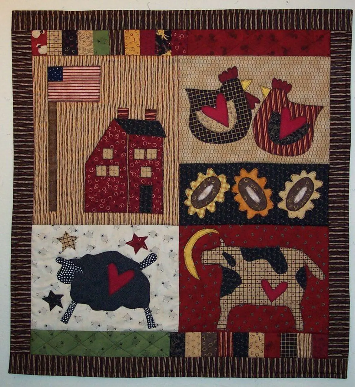Salt Box Farm Quilt Tdhsu and Home Decor