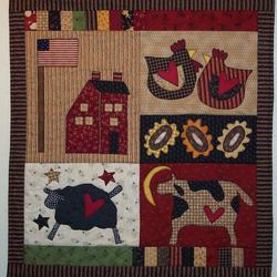 Salt Box Farm Quilt Tdhsu and Home Decor