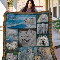Samoyed 10 Blanket TH10072019 Quilt and Home Decor