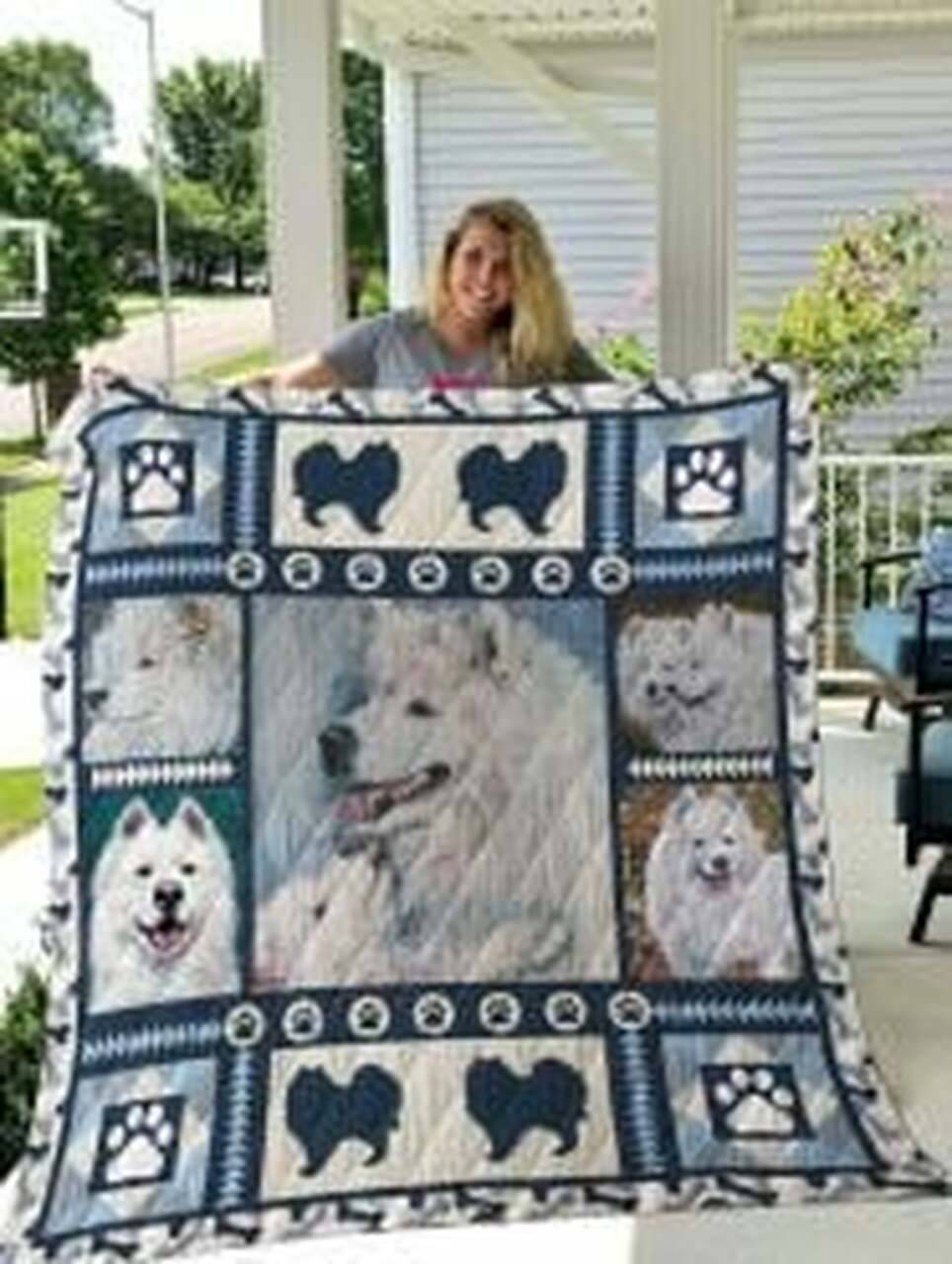 Samoyed Quilt Blanket Lukl5Z Dhc0301782Dd and Home Decor