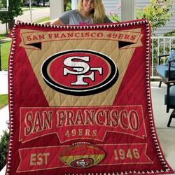 San Francisco 49Ers Quilt Blanket and Home Decor