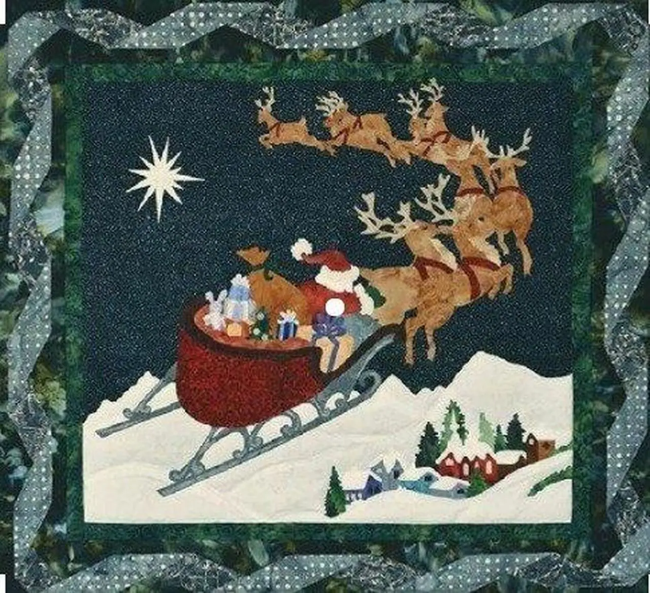 Santa Christmas Cla1710480Q Quilt Blanket and Home Decor
