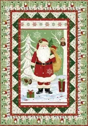 Santa Christmas Cla2110399Q Quilt Blanket and Home Decor