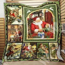 Santa Christmas Hur Quilt Cysihe and Home Decor