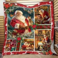 Santa Christmas Hur Quilt pf and Home Decor