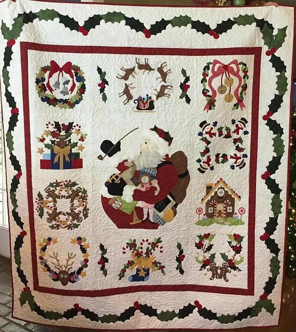 Santa Claus Clm200638 Quilt Blanket and Home Decor