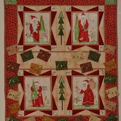 Santa Us Quilt Tdhfg and Home Decor