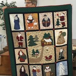Santa Us Quilt Tdhgp and Home Decor