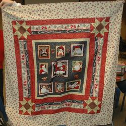 Santa Us Quilt Tdhpb and Home Decor