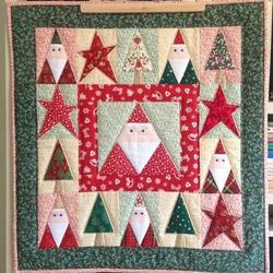 Santa Us Quilt Tdhsn and Home Decor