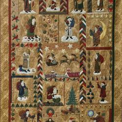 Santa Us Quilt Tdhwr and Home Decor