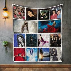 Sarah Brightman Album Covers Quilt Blanket and Home Decor