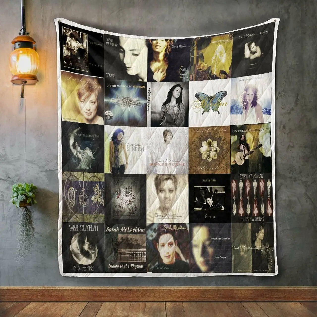Sarah Mclachlan Album Covers Quilt Blanket and Home Decor