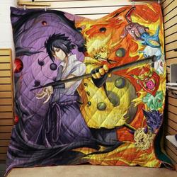 Sasuke Vs Naruto - Quilt and Home Decor