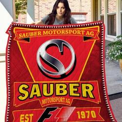 Sauber Motorsport Quilt Blanket and Home Decor