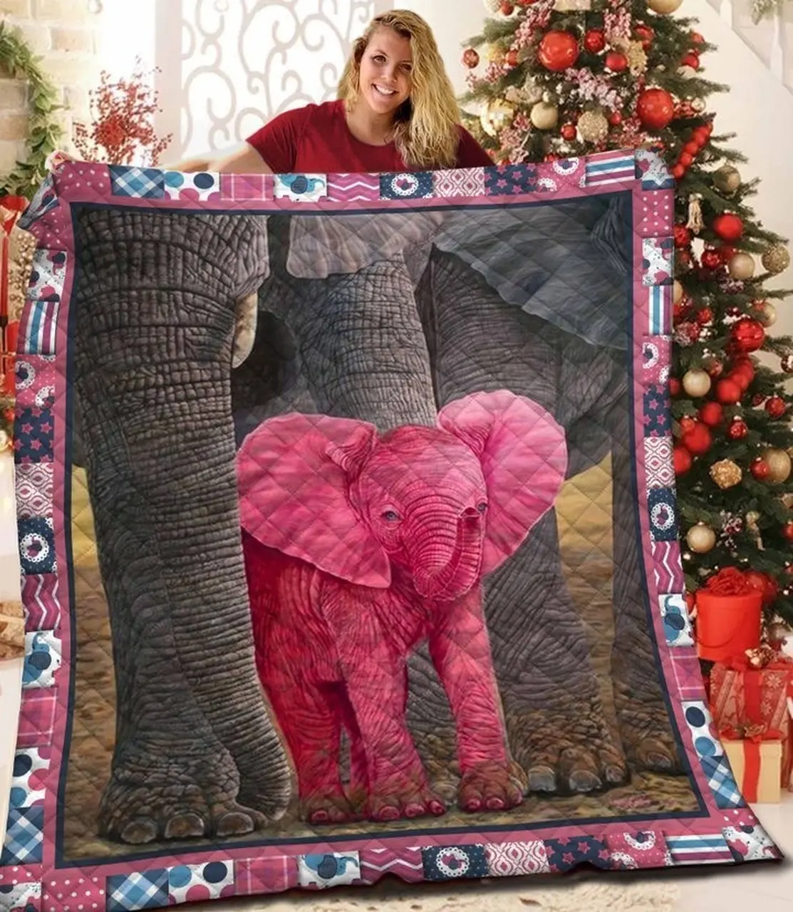 Save The Elephant Quilt Maria and Home Decor
