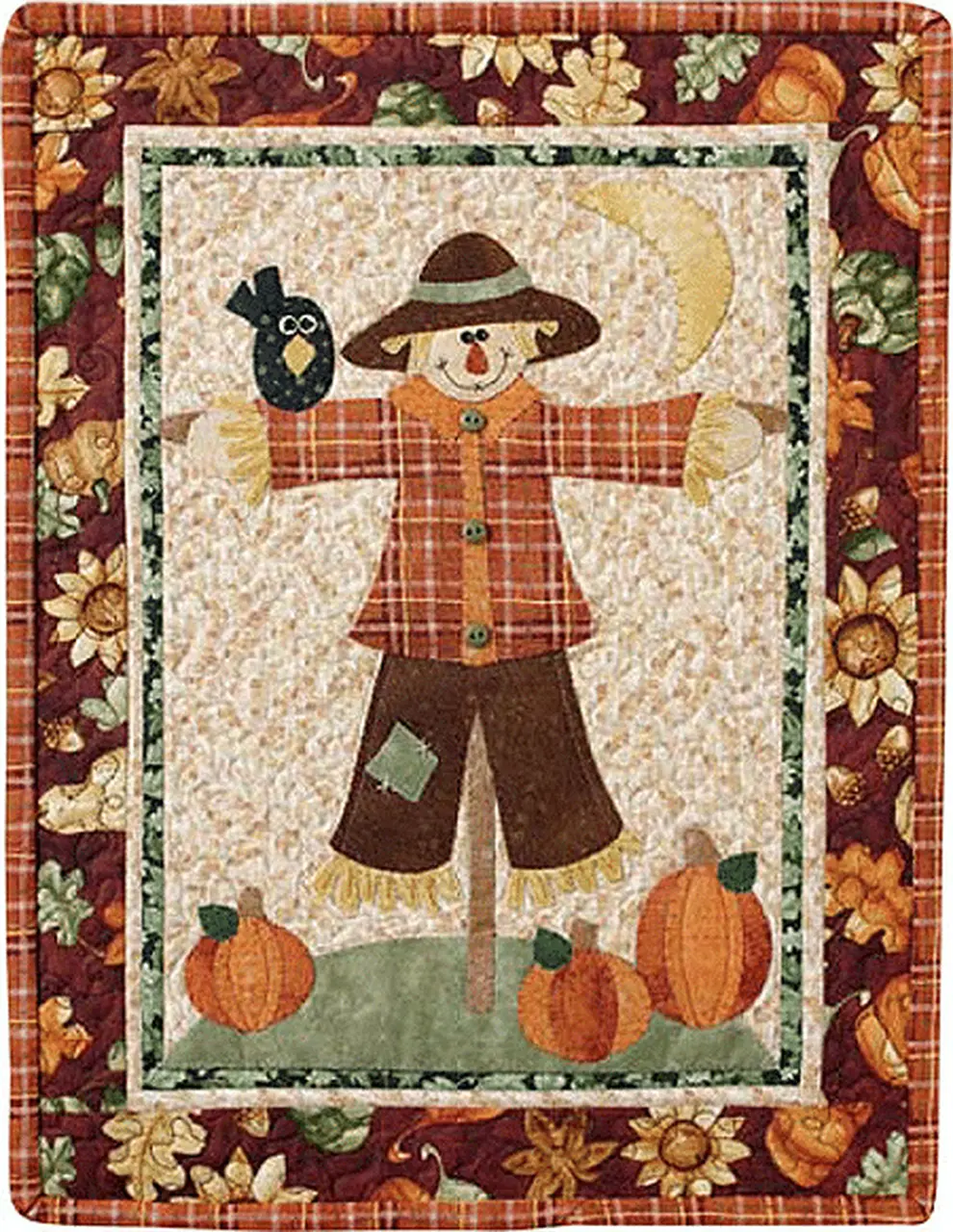 Scarecrow All Autumn Long Quilt Tdhec and Home Decor