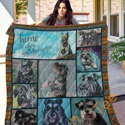 Schnauzer 10 Blanket TH10072019 Quilt and Home Decor
