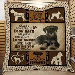 Schnauzer Quilt Tdhjz and Home Decor