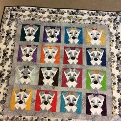 Schnauzer Quilt Tdhkv and Home Decor