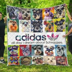 Schnauzers Quilt Blanket Beeqt5111  Quilt and Home Decor