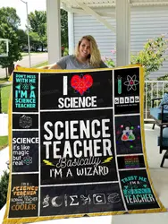 Science Teacher Quilt Blanket Dhc1501419Vt and Home Decor