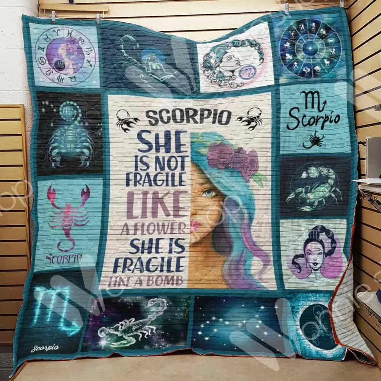 Scorpio Horoscope Quilt Blanket Dhc03021427Td and Home Decor