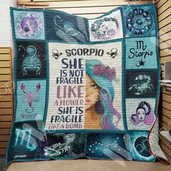 Scorpio Horoscope Quilt Blanket Dhc03021427Td and Home Decor