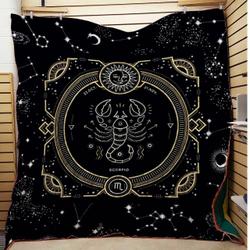 Scorpion Zodiac Sign Label Quilt Tdhqn and Home Decor