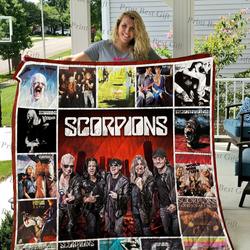Scorpions Albums Cover Poster Quilt Blanket and Home Decor