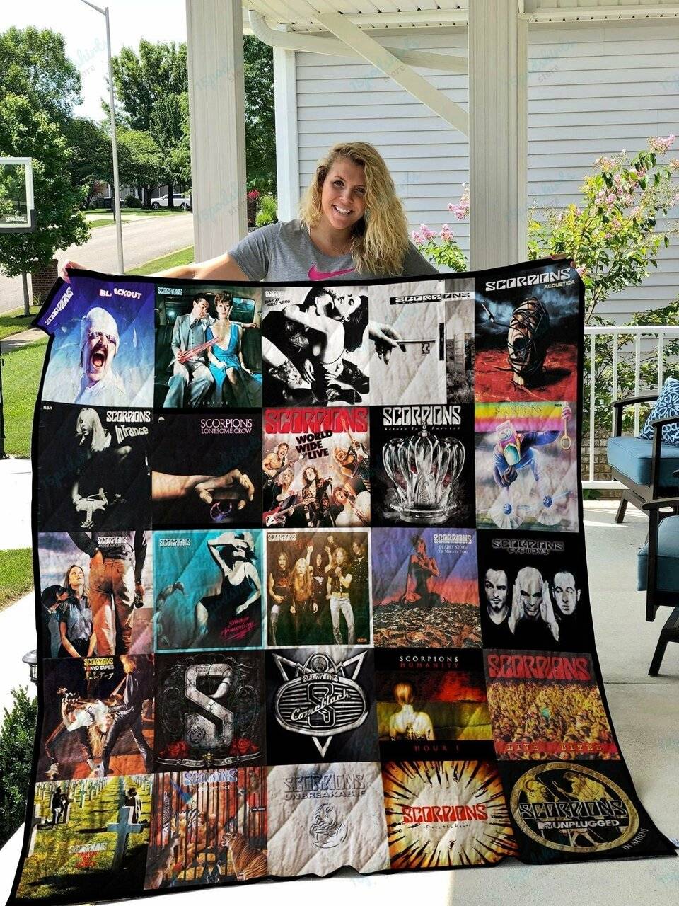 Scorpions Quilt Blanket 0736 and Home Decor