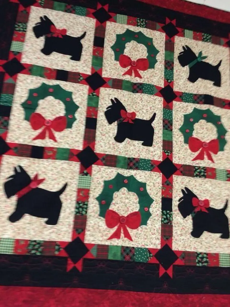 Scottie Cla0810405Q Quilt Blanket and Home Decor