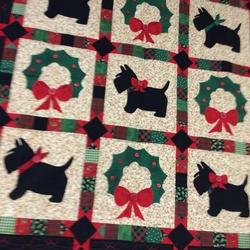 Scottie Cla0810405Q Quilt Blanket and Home Decor